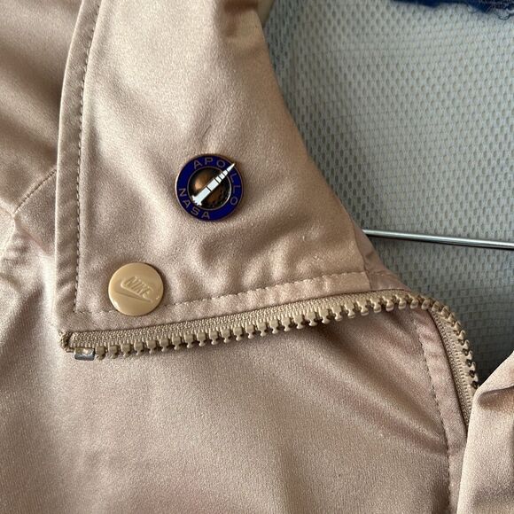 Vintage Nike Track Jacket - Gold Apollo Space NASA Patch (Size M Women's) - Picture 4 of 15